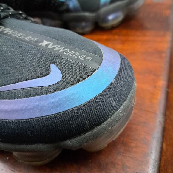 Nike Air Vapormax Run Utility Throwback Future Men SZ 9 PUR/BLUE AQ8810-009 - Picture 11 of 11